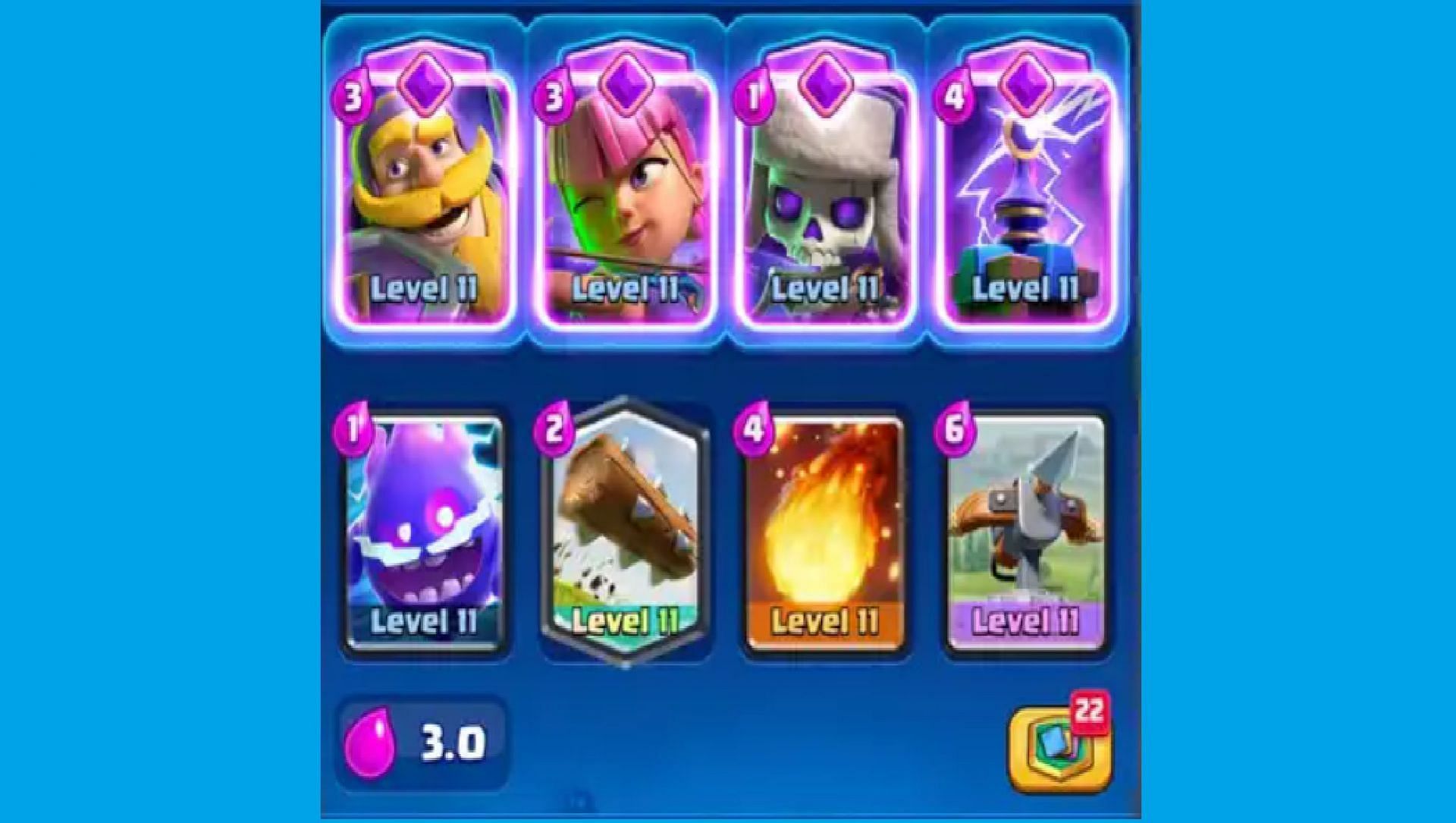The goal is to bring as many X-bows on the battleground as possible to take down the enemy towers (Image via Supercell)